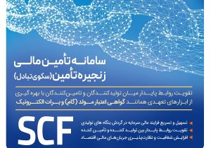 ارائه خدمت برات الکترونیک از طریق سامانه SCF بانک رفاه کارگران