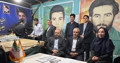 برپایی میز خدمت بانک صنعت و معدن در یاسوج در امتداد سلسله نشست‌های«با هم برای ایران»