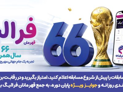 جایزه‌های میلیونی بانک رفاه کارگران در طی مسابقات جام جهانی